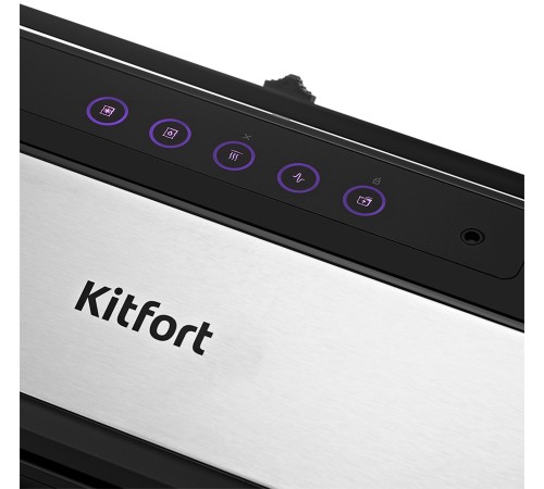 Вакуумный упаковщик Kitfort КТ-1516 150Вт серебристый/черный Вакуумный упаковщик Kitfort КТ-1516 150Вт серебристый/черный