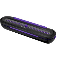 Вакуумный упаковщик Kitfort КТ-1522-1 100Вт черный/фиолетовый