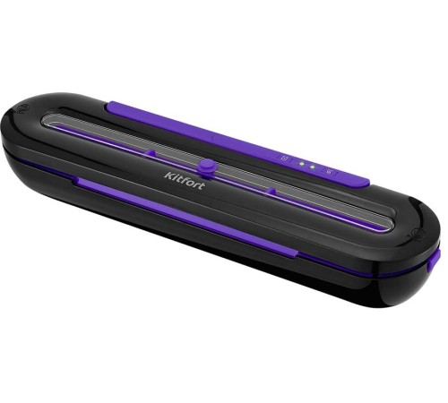 Вакуумный упаковщик Kitfort КТ-1522-1 100Вт черный/фиолетовый Вакуумный упаковщик Kitfort КТ-1522-1 100Вт черный/фиолетовый