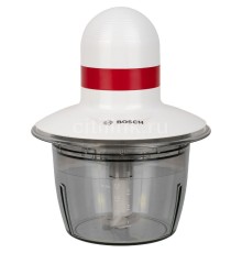 Измельчитель электрический Bosch MMRP1000 0.8л. 400Вт белый/красный