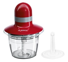 Измельчитель электрический Bosch MMR08R2 0.8л. 400Вт красный/серый