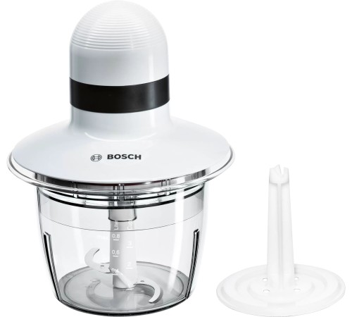 Измельчитель электрический Bosch MMR08A1 0.8л. 400Вт белый/черный Измельчитель электрический Bosch MMR08A1 0.8л. 400Вт белый/черный