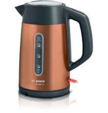Чайник электрический Bosch TWK4P 1.7л. 2400Вт коричневый корпус: металл/пластик (TWK4P439)