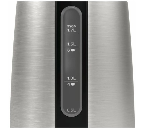 Чайник электрический Bosch TWK3P 1.7л. 2400Вт нержавеющая сталь корпус: металл (TWK3P420)
