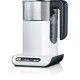 Чайник электрический Bosch TWK8611P 1.5л. 2400Вт белый/серебристый корпус: металл/пластик