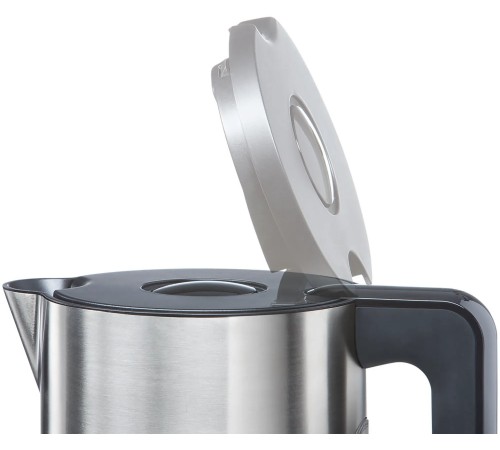 Чайник электрический Bosch TWK8611P 1.5л. 2400Вт белый/серебристый корпус: металл/пластик