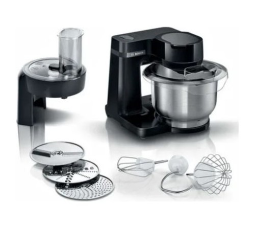 Кухонная машина Bosch Mum Serie 2 MUMS2EB01 планетар.вращ. 700Вт черный/серебристый Кухонная машина Bosch Mum Serie 2 MUMS2EB01 планетар.вращ. 700Вт черный/серебристый