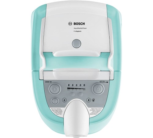 Пылесос моющий Bosch BWD420HYG 2000Вт бирюзовый/белый