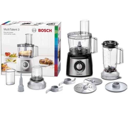 Кухонный комбайн Bosch MCM3501M 800Вт черный/нержавеющая сталь