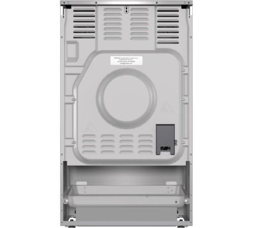 Плита Электрическая Gorenje GEC5C61XPA нержавеющая сталь стеклокерамика (без крышки)