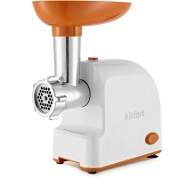 Мясорубка Kitfort КТ-2113-1 1000Вт белый/оранжевый