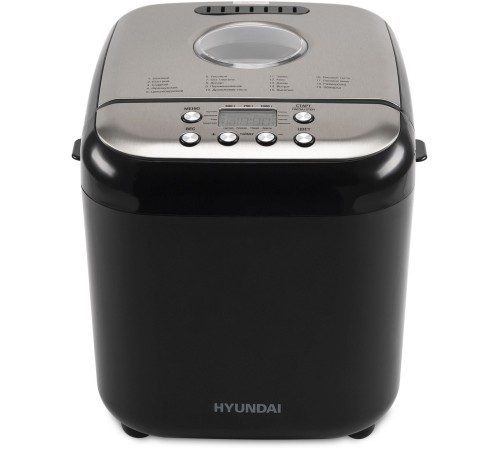 Хлебопечь Hyundai HYBM-3087 600Вт черный/серебристый Хлебопечь Hyundai HYBM-3087 600Вт черный/серебристый