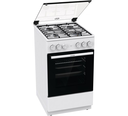 Плита Газовая Gorenje GGI5A21WH белый (стеклянная крышка) реш.сталь