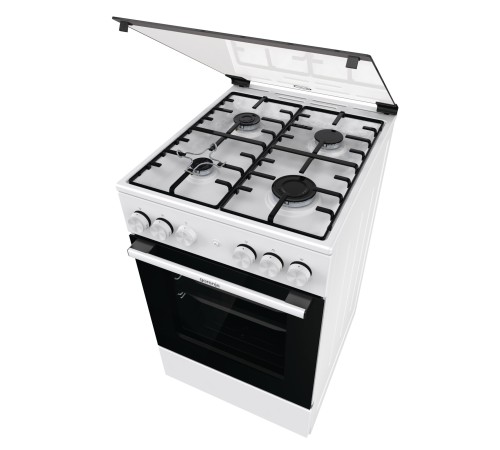Плита Газовая Gorenje GGI5A21WH белый (стеклянная крышка) реш.сталь