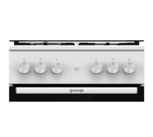 Плита Газовая Gorenje GGI5A21WH белый (стеклянная крышка) реш.сталь