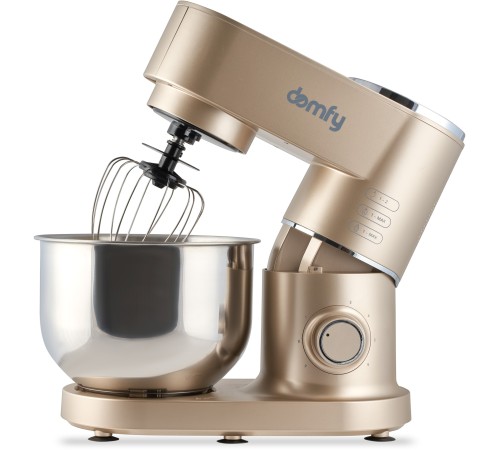 Миксер планетарный Domfy DSC-KM301 1200Вт золотистый Миксер планетарный Domfy DSC-KM301 1200Вт золотистый
