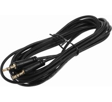 Кабель аудио Hama H-205115 Jack 3.5 (m)/Jack 3.5 (m) 0.75м. черный (уп.:1шт) (00205115)