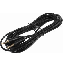 Кабель аудио Hama H-205115 Jack 3.5 (m)/Jack 3.5 (m) 0.75м. черный (уп.:1шт) (00205115)