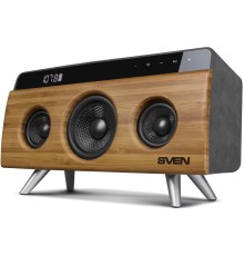 Колонка порт. Sven АС HA-930 дерево/черный 30W 1.0 BT/3.5Jack/USB 2200mAh