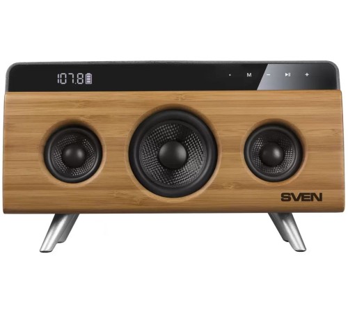 Колонка порт. Sven АС HA-930 дерево/черный 30W 1.0 BT/3.5Jack/USB 2200mAh