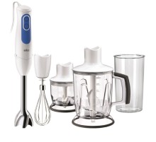 Блендер погружной Braun MQ3045WH Aperitive 700Вт белый/синий