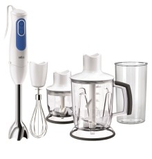 Блендер погружной Braun MQ3045WH Aperitive 700Вт белый/синий