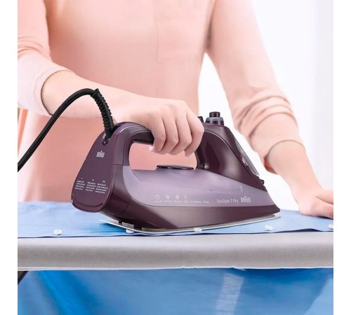 Утюг Braun SI7181VI 3100Вт сиреневый/фиолетовый Утюг Braun SI7181VI 3100Вт сиреневый/фиолетовый