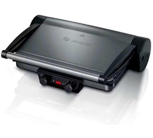 Электрогриль Bosch TCG4215 2000Вт серебристый/черный Электрогриль Bosch TCG4215 2000Вт серебристый/черный