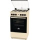 Плита Газовая Gorenje GG5A21BEF бежевый (стеклянная крышка) реш.чугун