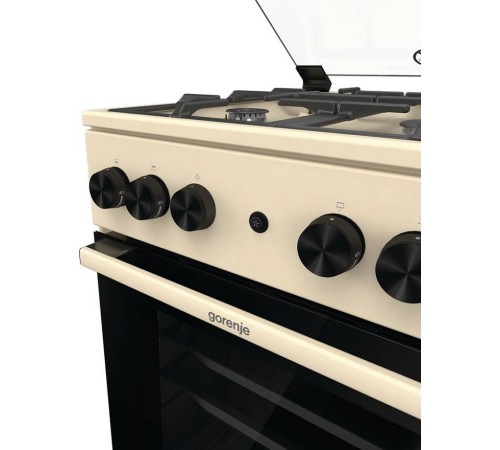 Плита Газовая Gorenje GG5A21BEF бежевый (стеклянная крышка) реш.чугун