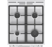 Плита Газовая Gorenje GG5A11WF белый (без крышки) реш.чугун