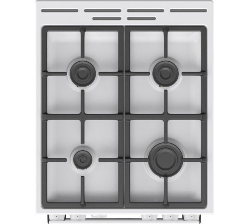 Плита Газовая Gorenje GG5A11WF белый (без крышки) реш.чугун