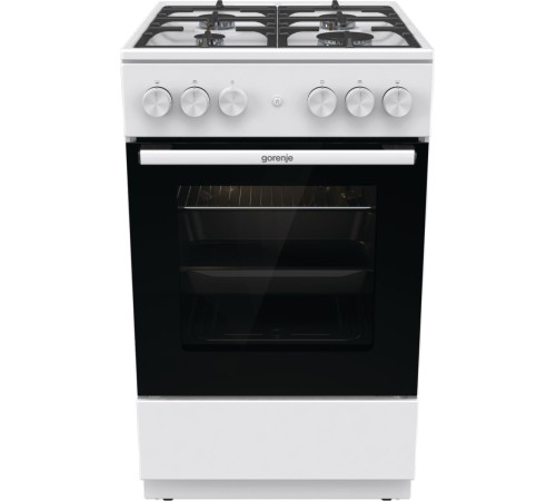 Плита Газовая Gorenje GG5A11WF белый (без крышки) реш.чугун