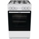 Плита Газовая Gorenje GG5A11WF белый (без крышки) реш.чугун