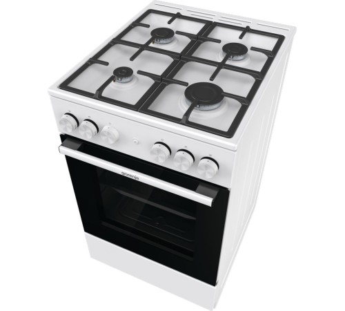Плита Газовая Gorenje GG5A11WF белый (без крышки) реш.чугун