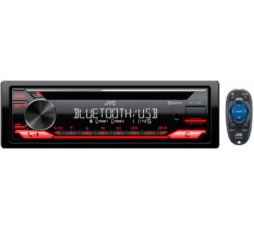Автомагнитола JVC KD-T712BT 1DIN 4x50Вт Автомагнитола JVC KD-T712BT 1DIN 4x50Вт