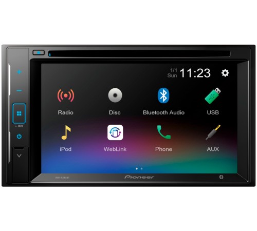 Автомагнитола Pioneer AVH-A245BT 2DIN 4x50Вт 6.2" Автомагнитола Pioneer AVH-A245BT 2DIN 4x50Вт 6.2"