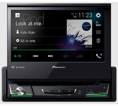 Автомагнитола Pioneer AVH-A7250BT 1DIN 4x50Вт 7" ПДУ RDS Автомагнитола Pioneer AVH-A7250BT 1DIN 4x50Вт 7" ПДУ RDS