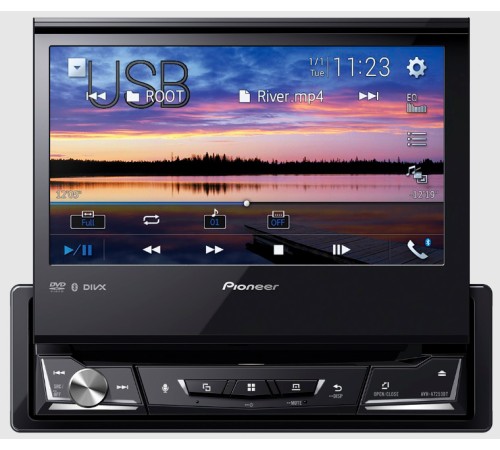 Автомагнитола Pioneer AVH-A7250BT 1DIN 4x50Вт 7" ПДУ RDS Автомагнитола Pioneer AVH-A7250BT 1DIN 4x50Вт 7" ПДУ RDS