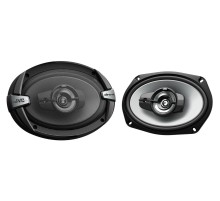 Колонки автомобильные JVC CS-DR693 500Вт 86дБ 4Ом 15x23см (6x9дюйм) (ком.:2кол.) коаксиальные трехполосные