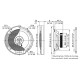 Колонки автомобильные Kenwood KFC-S1676EX 330Вт 87дБ 4Ом 16см (6.5дюйм) (ком.:2кол.) коаксиальные двухполосные