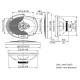 Колонки автомобильные Kenwood KFC-S6966 400Вт 91дБ 4Ом 16x23см (6x9дюйм) (ком.:2кол.) коаксиальные трехполосные