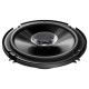 Колонки автомобильные Pioneer TS-G1610F-2 (без решетки) 280Вт 90дБ 4Ом 16см (6дюйм) (ком.:2кол.) коаксиальные однополосные