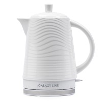 Чайник электрический Galaxy Line GL 0508 1.9л. 1400Вт белый корпус: керамика (ГЛ0508Л)