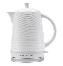 Чайник электрический Galaxy Line GL 0508 1.9л. 1400Вт белый корпус: керамика (ГЛ0508Л)