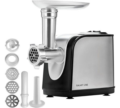 Мясорубка Galaxy Line GL 2416 1800Вт черный/серебристый Мясорубка Galaxy Line GL 2416 1800Вт черный/серебристый