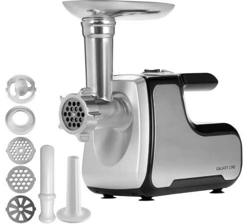 Мясорубка Galaxy Line GL 2417 1800Вт черный/серебристый Мясорубка Galaxy Line GL 2417 1800Вт черный/серебристый