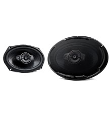 Колонки автомобильные Kenwood KFC-PS6976 550Вт 88дБ 4Ом 16x23см (6x9дюйм) (ком.:2кол.) коаксиальные трехполосные