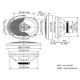 Колонки автомобильные Kenwood KFC-S6976EX 500Вт 87дБ 4Ом 15x23см (6x9дюйм) (ком.:2кол.) коаксиальные трехполосные