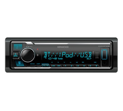 Автомагнитола Kenwood KMM-BT408 1DIN 4x50Вт v4.2 DSP 3 Автомагнитола Kenwood KMM-BT408 1DIN 4x50Вт v4.2 DSP 3